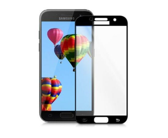 Скло захисне Laudtec для Galaxy A3 2017 3D Black (LTG-A317)