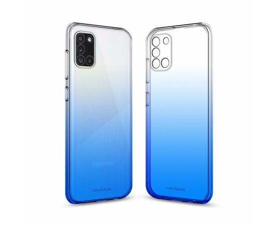 Чехол для моб. телефона MakeFuture Samsung A31 Gradient (Clear TPU) Blue (MCG-SA31BL)