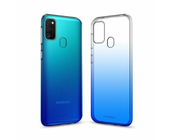 Чехол для моб. телефона MakeFuture Samsung M21 Gradient (Clear TPU) Blue (MCG-SM21BL)