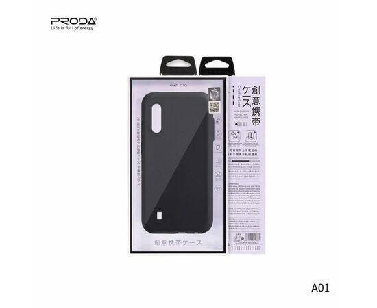 Чехол для моб. телефона Proda Soft-Case для Samsung A01 Black (XK-PRD-A01-BK), изображение 2 Чехол для моб. телефона Proda Soft-Case для Samsung A01 Black (XK-PRD-A01-BK), изображение 2