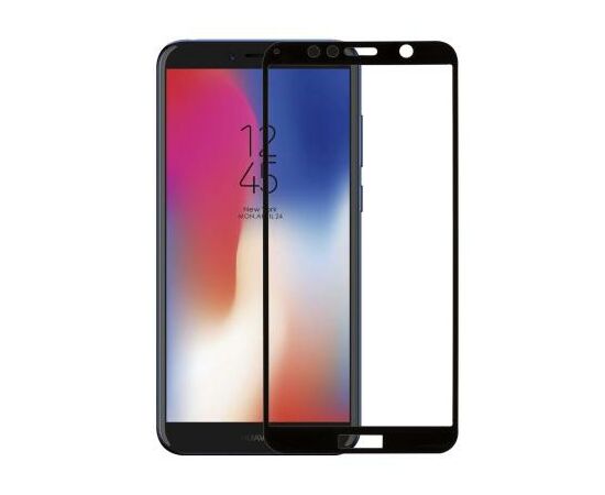 Стекло защитное MakeFuture для Huawei Y6 2018 Black Full Cover Full Glue (MGFCFG-HUY618B), изображение 4 Стекло защитное MakeFuture для Huawei Y6 2018 Black Full Cover Full Glue (MGFCFG-HUY618B), изображение 4