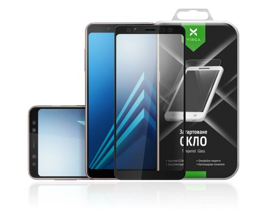 Стекло защитное Vinga для Samsung Galaxy A8 Plus (2018) A730 (VTPGS-A730)