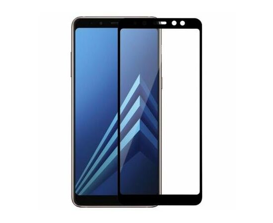 Скло захисне MakeFuture для Samsung A8 Plus 2018 Black Full Cover Full Glue (MGFCFG-SA818PB), зображення 4 Скло захисне MakeFuture для Samsung A8 Plus 2018 Black Full Cover Full Glue (MGFCFG-SA818PB), зображення 4