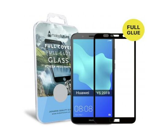 Скло захисне MakeFuture для Huawei Y5 2018 Black Full Cover Full Glue (MGFCFG-HUY518B), зображення 4 Скло захисне MakeFuture для Huawei Y5 2018 Black Full Cover Full Glue (MGFCFG-HUY518B), зображення 4