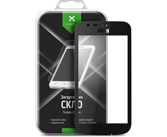 Стекло защитное Vinga для Nokia 1 Black (VTPGS-N1B), изображение 2 Стекло защитное Vinga для Nokia 1 Black (VTPGS-N1B), изображение 2