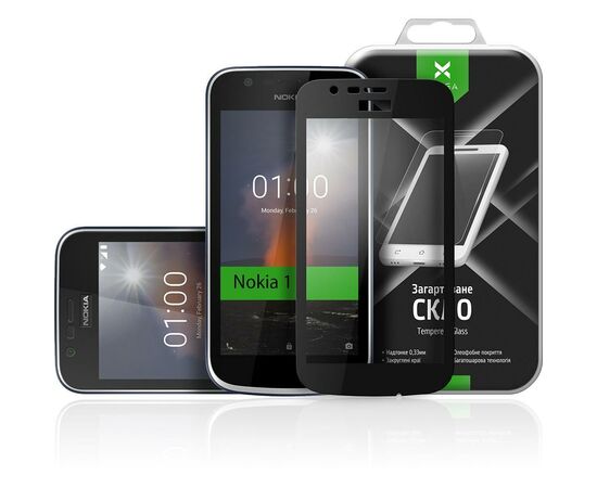 Стекло защитное Vinga для Nokia 1 Black (VTPGS-N1B), изображение 3 Стекло защитное Vinga для Nokia 1 Black (VTPGS-N1B), изображение 3
