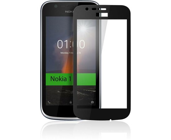 Стекло защитное Vinga для Nokia 1 Black (VTPGS-N1B), изображение 5 Стекло защитное Vinga для Nokia 1 Black (VTPGS-N1B), изображение 5