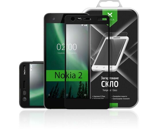 Стекло защитное Vinga для Nokia 2 Black (VTPGS-N2B), изображение 3 Стекло защитное Vinga для Nokia 2 Black (VTPGS-N2B), изображение 3