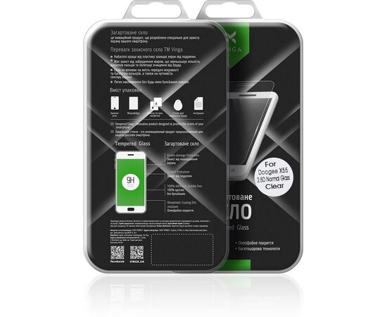 Стекло защитное Vinga для Doogee X55 (VTPGS-DX55), изображение 10 Стекло защитное Vinga для Doogee X55 (VTPGS-DX55), изображение 10