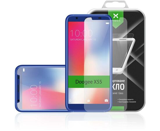 Стекло защитное Vinga для Doogee X55 (VTPGS-DX55), изображение 3 Стекло защитное Vinga для Doogee X55 (VTPGS-DX55), изображение 3