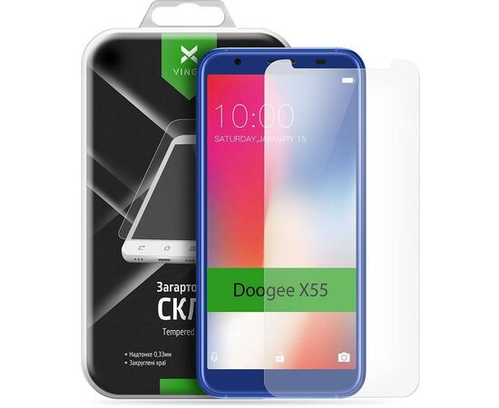 Стекло защитное Vinga для Doogee X55 (VTPGS-DX55)