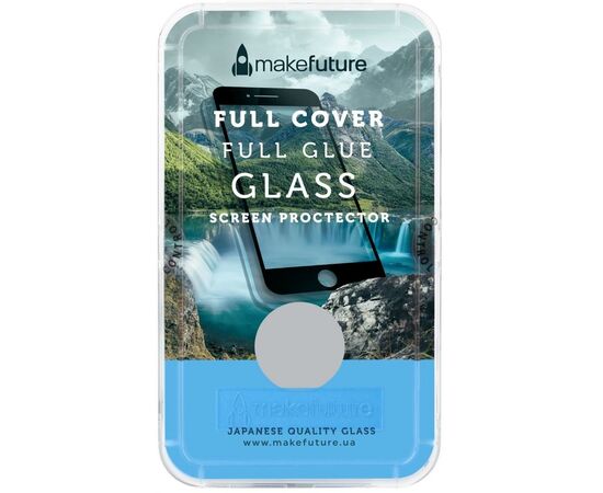 Стекло защитное MakeFuture для Samsung A9 2018 (A920) Black Full Cover Full Glue (MGFCFG-SA920B)
