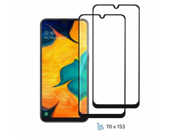 Скло захисне 2E Samsung Galaxy A30(A305)/A50(A505), 2.5D FCFG, black border (2E-G-A30-LTFC-BB-2IN1)