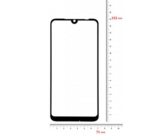 Стекло защитное BeCover для Xiaomi Redmi 7 Black (703681), изображение 2