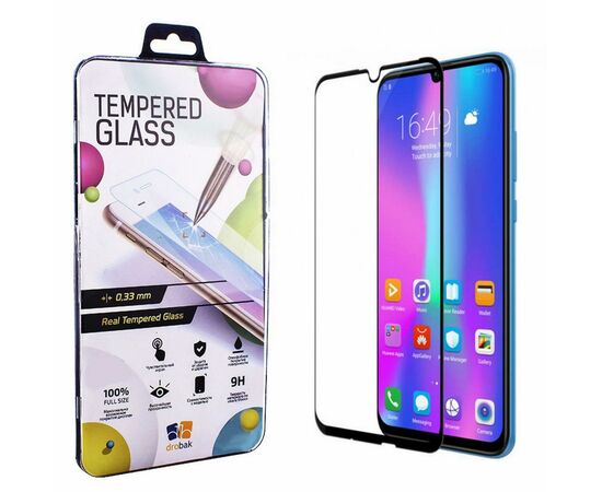 Стекло защитное Drobak для Huawei P Smart 2019 (Black) (448426)