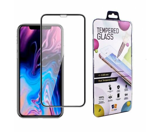 Стекло защитное Drobak для iPhone 11 (Black) (500276)