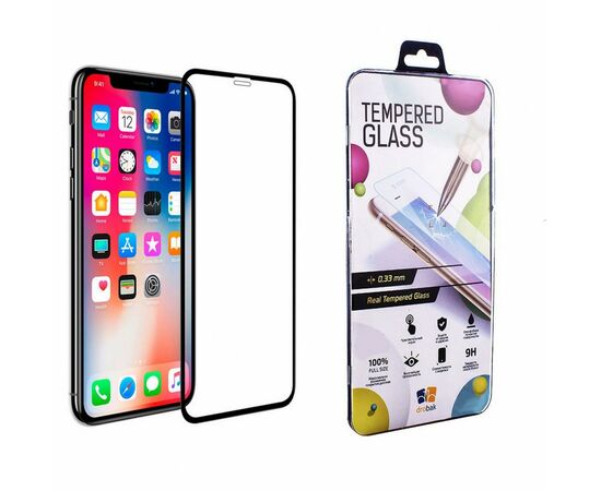 Стекло защитное Drobak для iPhone 11 Pro (Black) (500275)