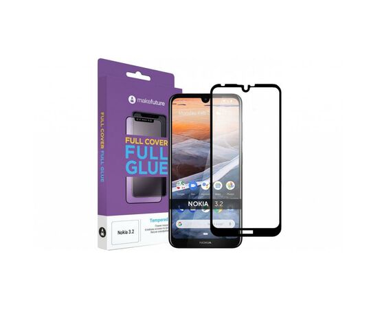 Стекло защитное MakeFuture Full Cover Full Glue Nokia 3.2 (MGF-N32)