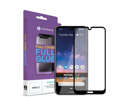 Стекло защитное MakeFuture Full Cover Full Glue Nokia 4.2 (MGF-N42)