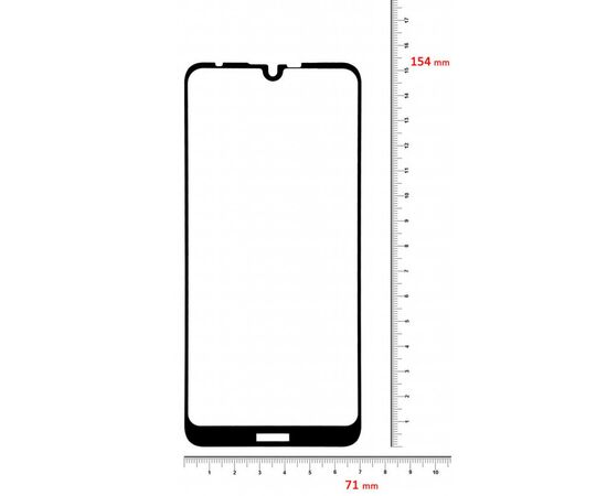 Скло захисне BeCover Nokia 3.2 Black (704114), зображення 2 Скло захисне BeCover Nokia 3.2 Black (704114), зображення 2