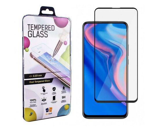 Стекло защитное Drobak Honor 9 X Black Full Cover Full Glue (440910)