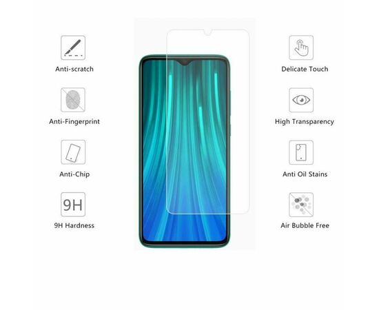 Скло захисне Drobak Xiaomi Redmi Note 8 (443152), зображення 2 Скло захисне Drobak Xiaomi Redmi Note 8 (443152), зображення 2