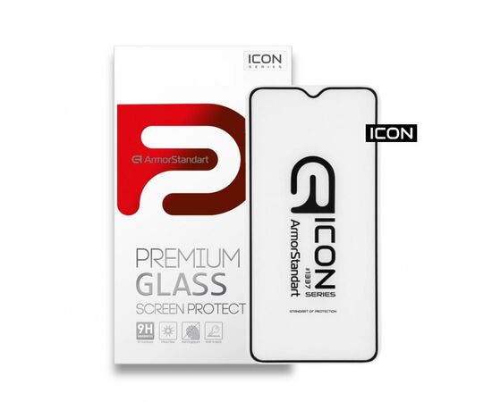 Скло захисне Armorstandart Icon Xiaomi Redmi Note 8 Pro Black (ARM55474-GIC-BK)