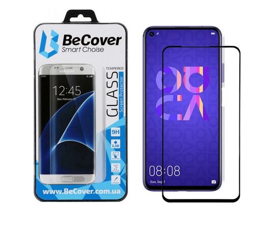 Стекло защитное BeCover Huawei Nova 5T Black (704615)