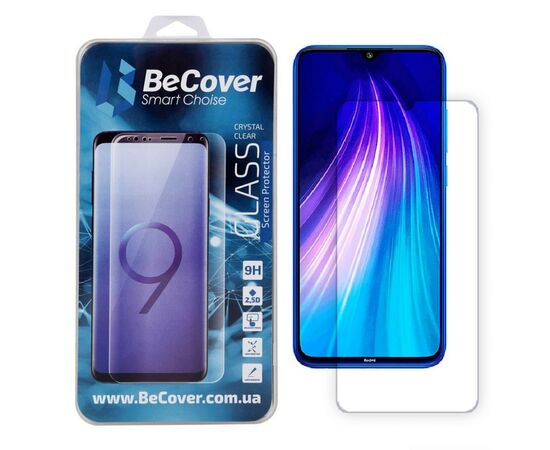 Стекло защитное BeCover Xiaomi Redmi Note 8T Crystal Clear Glass (704526)