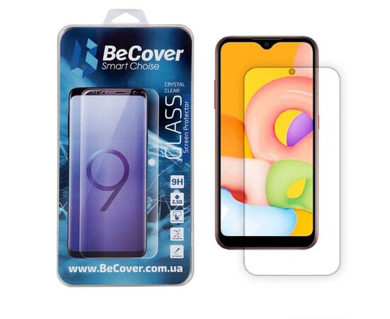 Стекло защитное BeCover Samsung Galaxy A01 SM-A015 Crystal Clear Glass (704667)