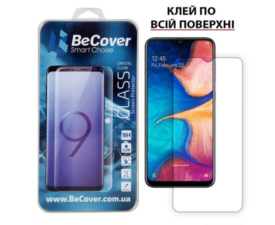 Скло захисне BeCover Samsung Galaxy A20 SM-A205 Crystal Clear Glass (703679)