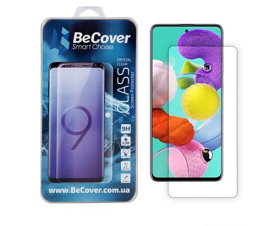 Стекло защитное BeCover Samsung Galaxy A51 SM-A515 Crystal Clear Glass (704669)