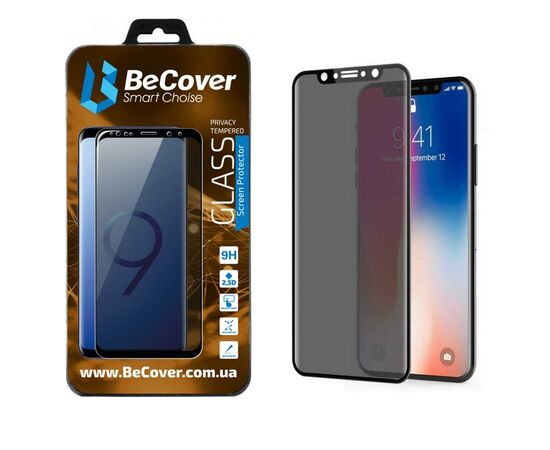 Стекло защитное BeCover Anti-spying Samsung Galaxy M10 SM-M105 Black (703918)