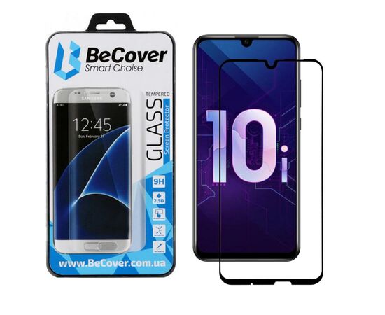 Скло захисне BeCover Honor 10i Black (703897)
