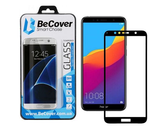 Стекло защитное BeCover Honor 7A Pro Black (702450)