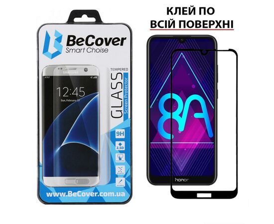 Скло захисне BeCover Honor 8A Black (703670)