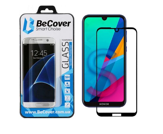 Скло захисне BeCover Honor 8S Black (704075)