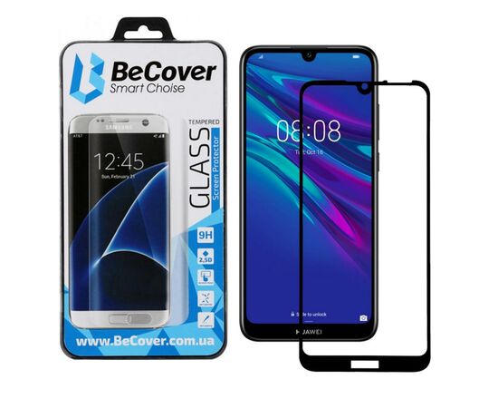 Стекло защитное BeCover Huawei Y6 2019 Black (703438)
