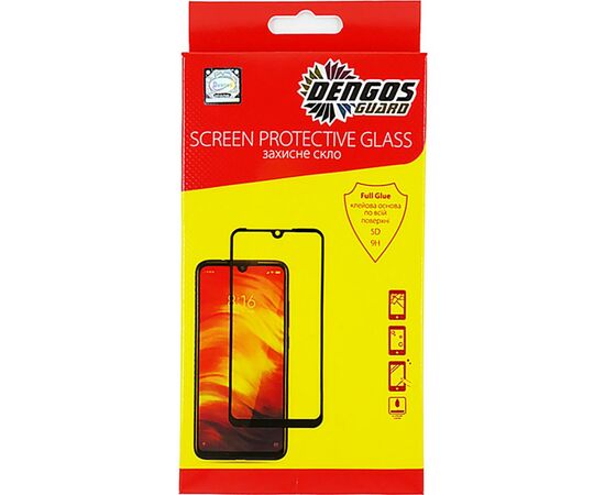 Стекло защитное Dengos Xiaomi Redmi 8/8A (black) Full Glue (TGFG-88)