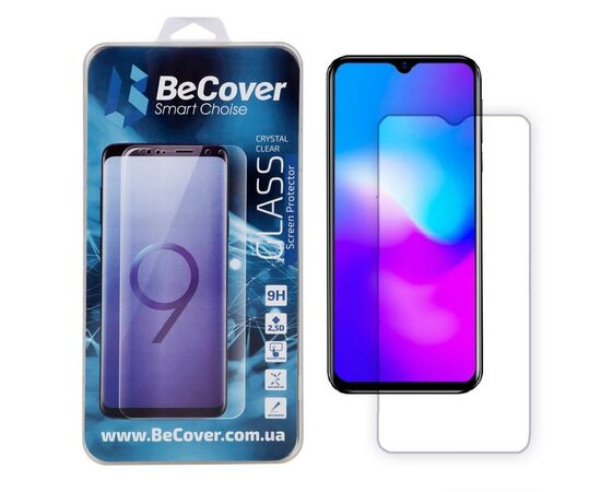 Стекло защитное BeCover Blackview A60 Pro Crystal Clear Glass (704165)