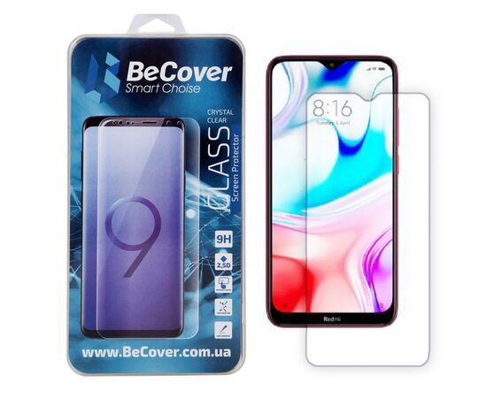 Стекло защитное BeCover Xiaomi Redmi 8 Crystal Clear Glass (704159)