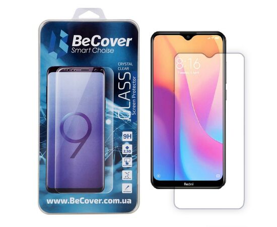 Стекло защитное BeCover Xiaomi Redmi 8A Crystal Clear Glass (704161)