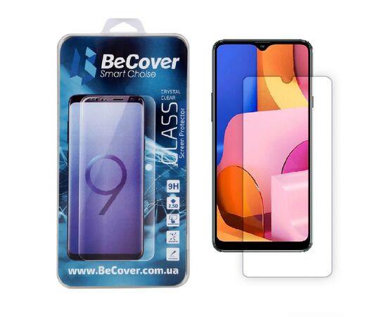 Стекло защитное BeCover Samsung Galaxy A20s 2019 SM-A207 Crystal Clear Glass (704167)