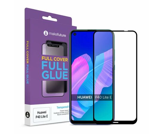 Скло захисне MakeFuture Huawei P40 Lite E Full Cover Full Glue (MGF-HUP40LE)