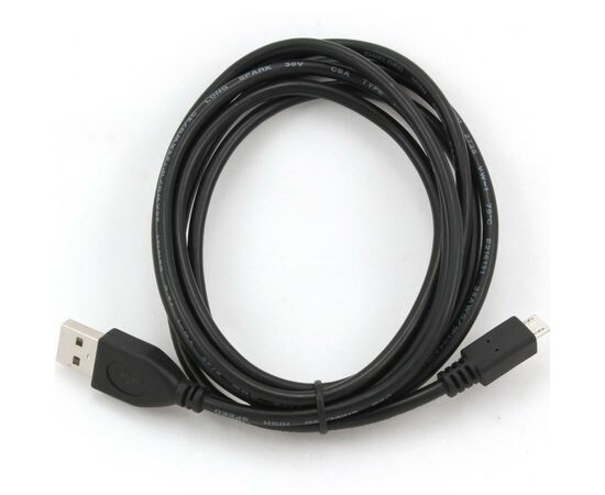 Дата кабель USB 2.0 AM to Micro 5P 1.8m Cablexpert (CCP-mUSB2-AMBM-6), изображение 2 Дата кабель USB 2.0 AM to Micro 5P 1.8m Cablexpert (CCP-mUSB2-AMBM-6), изображение 2