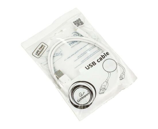 Дата кабель USB 2.0 Micro 5P to AM 1.0m Cablexpert (CCP-mUSB2-AMBM-W-1M), изображение 4 Дата кабель USB 2.0 Micro 5P to AM 1.0m Cablexpert (CCP-mUSB2-AMBM-W-1M), изображение 4