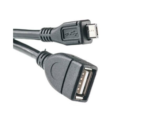 Дата кабель OTG USB 2.0 AF to Micro 5P 0.5m PowerPlant (KD00AS1233)