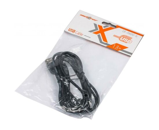 Дата кабель USB 2.0 AM/AF 1.8m Maxxter (U-AMAF-6), изображение 2 Дата кабель USB 2.0 AM/AF 1.8m Maxxter (U-AMAF-6), изображение 2