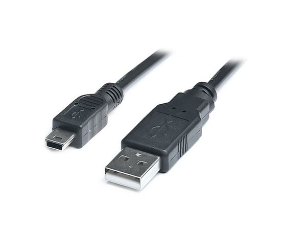 Дата кабель USB 2.0 AM to Mini 5P 1.8m REAL-EL (EL123500006), изображение 2 Дата кабель USB 2.0 AM to Mini 5P 1.8m REAL-EL (EL123500006), изображение 2