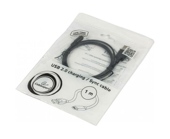 Дата кабель USB 2.0 AM to Lightning 1.0m Cablexpert (CC-USB2-AMLM-1M), изображение 2 Дата кабель USB 2.0 AM to Lightning 1.0m Cablexpert (CC-USB2-AMLM-1M), изображение 2